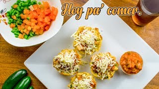 Canastas de papa rellenas cocina para ella sin morir en el intento [upl. by Davison]