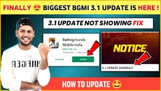 URGENT NOTICE 🔴 Bgmi 31 Update  Bgmi 31 Update Not Showing Fix  Bgmi New Update [upl. by Airdnazxela]