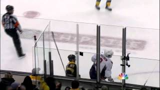 Patrice Bergeron crushing Alex Ovechkin Washington Capitals vs Boston Bruins 41412 NHL Hockey [upl. by Jacquie]