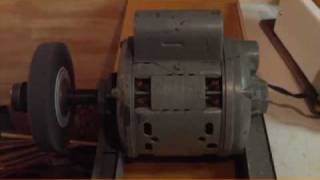 Packard GM S7900 motor as bench grinder [upl. by Chong426]