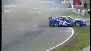 2001 DTM Zandvoort Bernd Mayländer crash [upl. by Aelram]