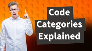 What is the difference between Category 1 2 and 3 codes [upl. by Gold664]