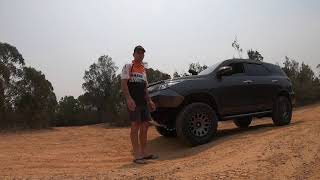 Toyota fortuner gxl walkaround offroad [upl. by Eusassilem]