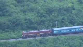 Kirandul  Vishakapatnam Passenger near Borra Caves [upl. by Creigh]