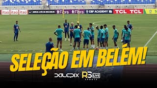 SELEÃ‡ÃƒO EM BELÃ‰M DORIVAL COMANDA PRIMEIRO DIA DE TREINOS DO BRASIL NO MANGUEIRÃƒO [upl. by Arbuckle]