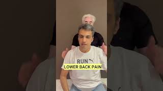 Chiropractic adjustment for lower back pain relief by Dr Sudarshan [upl. by Aynuat]