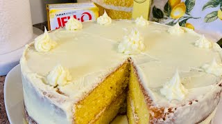 HOW TO MAKE A DELICIOUS LEMON CAKE USING Duncan Hines Mix Cake Hack Easy amp Tasty [upl. by Bernat]