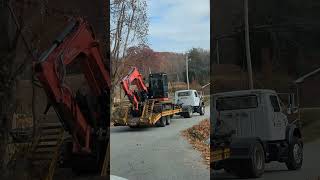 Kubota KX080 Rolling Out [upl. by Alyssa]