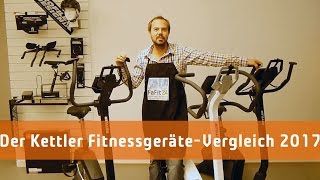 Kettler Fitnessgeräte Vergleich Die neuen Displays ab 2017 für Ergometer und Heimtrainer [upl. by Ardnazil]