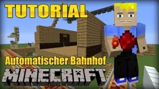 Automatischer BAHNHOF  Minecraft Tutorial [upl. by Alletnahs]