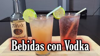 Cómo hacer bebidas con vodka usando 3 ingredientes 🍹 [upl. by Macilroy]