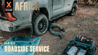 Overland Travel to the Skeleton Coast Namibia  Roadside Service  XOVERLAND S6 EP8 [upl. by Kulda308]