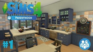 The Sims 4 Parenthood Oynuyoruz  Bölüm 1  CAS amp Build  Buy Mode [upl. by Syck]