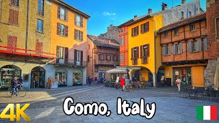 Como Italy Walking tour 4K 60fps  A Beautiful City on the Lake Como [upl. by Aveneg479]