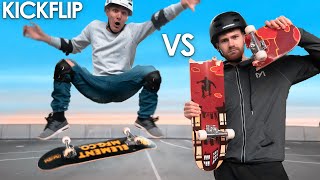 Kickflip lernen in 1 Tag  Selbstexperiment VS Marius Angeschrien [upl. by Baten645]