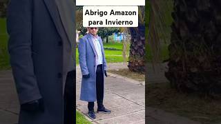 Lindo abrigo de lana para hombre de Amazon Link en la descripción del video completo [upl. by Brian629]