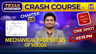 Mechanical properties of Solids class 11  CBSE JEE NEET  One Shot  Chapter 9 [upl. by Silra]