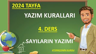 Yazım Kuralları  Sayıların Yazımı  YENİ 2024 TAYFA [upl. by Alyse]