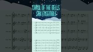 Carol of the Bells  Saxophone Ensemble christmasmusic saxophone [upl. by Kavanagh483]