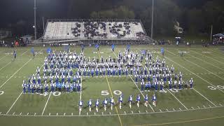 Hubbard Eagle Band halftime vs Lakeview [upl. by Otte]