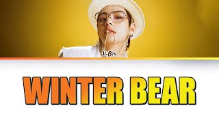 V BTS Winter Bear Color Coded Lyrics [upl. by Ttebroc]