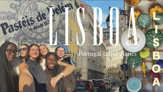 lisbon  travel vlog  food flea market girls trip  portugal diaries [upl. by Allenrac]