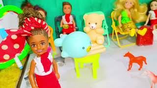 തടിയൻ201Barbie doll all day routine in indian village Barbie doll storyBarbies school routine [upl. by Lenrow627]