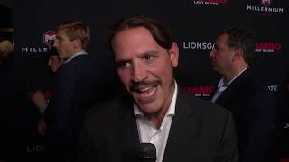 Rambo Last Blood New York Premiere  Itw Sergio Peris Mencheta official video [upl. by Sungam]