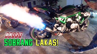 BAGONG TAMBUCHO DRIFT XAUST SOUND CHECK  Kawasaki Z H2 [upl. by Catharina]