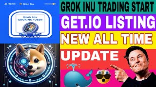 Grok Inu New Exchange Listing Grokinu Token Todau Update 🐳 Grok Inu Token New All Time High 🔥 1000x [upl. by O'Conner656]