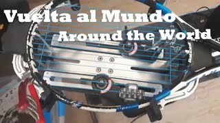 Encordar raqueta de tenis vuelta al mundo  Around the world string patern  Stringing tennis racket [upl. by Yra]