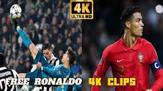 RONALDO FREE 4K CLIPS FOR EDITING NO WATERMARK 4K ronaldo edit 4k football FREE4KCLIP [upl. by Denver868]