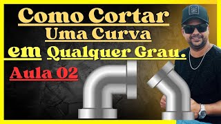 COMO CORTAR UMA CURVA EM QUALQUER GRAU vídeo 2 [upl. by Luciana]