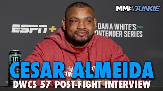 Cesar Almeida Details History With Alex Pereira in Kickboxing Wants to Follow Own Path  DWCS 57 [upl. by Ariaes]