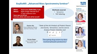 2023628 BayBioMS Advanced Mass Spectrometry Seminar [upl. by Hunt]