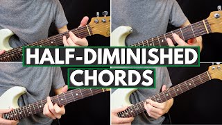 How To Use HalfDiminished Chords Musically On Guitar [upl. by Walters]