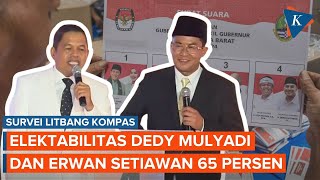 Survei Litbang quotKompasquot Pilkada Jabar 2024 Elektabilitas DedyErwan Tertinggi [upl. by Rexferd575]