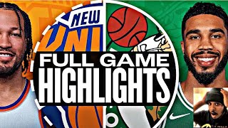 Celtics vs Knicks Reaction Asmr NBA Highlights [upl. by Burnley26]