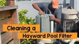 Cleaning a Hayward DE6020 Pool Filter [upl. by Euqinimod]