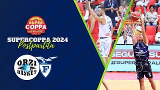 ORZINUOVI  FORTITUDO BOLOGNA  POSTPARTITA  SEMIFINALE SUPERCOPPA LNP [upl. by Ridan976]