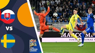 Slovakia vs Sweden 22 Highlights l Nations League Qualification [upl. by Pontone896]