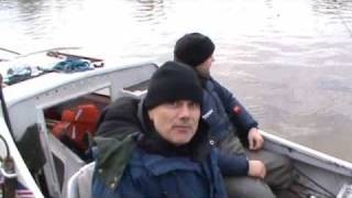 Boat fishing for zander with Steve Williams 2009 video 53 [upl. by Taima]