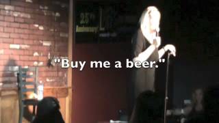 A heckler almost walks out during a dead dad joke by comedian Laurie Kilmartin [upl. by Yelsel]