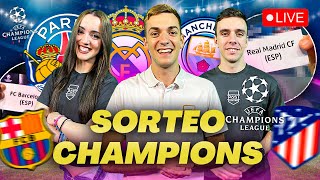 SORTEO de OCTAVOS de CHAMPIONS LEAGUE EN DIRECTO [upl. by Stevie]