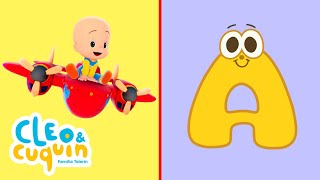 Canción del ABC Abecedario 🔠🎶 en MAYÚSCULAS  Canciones infantiles para bebés con Cleo y Cuquín [upl. by Adierf73]