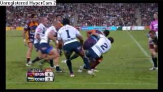 Broncos VS Cowboys Round 1 2010 [upl. by Dragde]