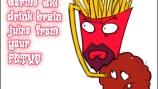 Staple Tapeworms  aqua teen hunger force  animation meme ¿ [upl. by Pellikka]