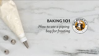 How to use a piping bag for frosting [upl. by Naujtna149]