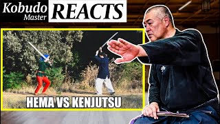 Kobudo Master Reacts to Metatrons quotHEMA VS KENJUTSUquot [upl. by Lien29]