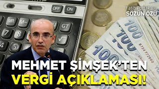 MEHMET ŞİMŞEK YENİ VERGİ İDDİALARINA BAKIN NE CEVAP VERDİ [upl. by Elades]